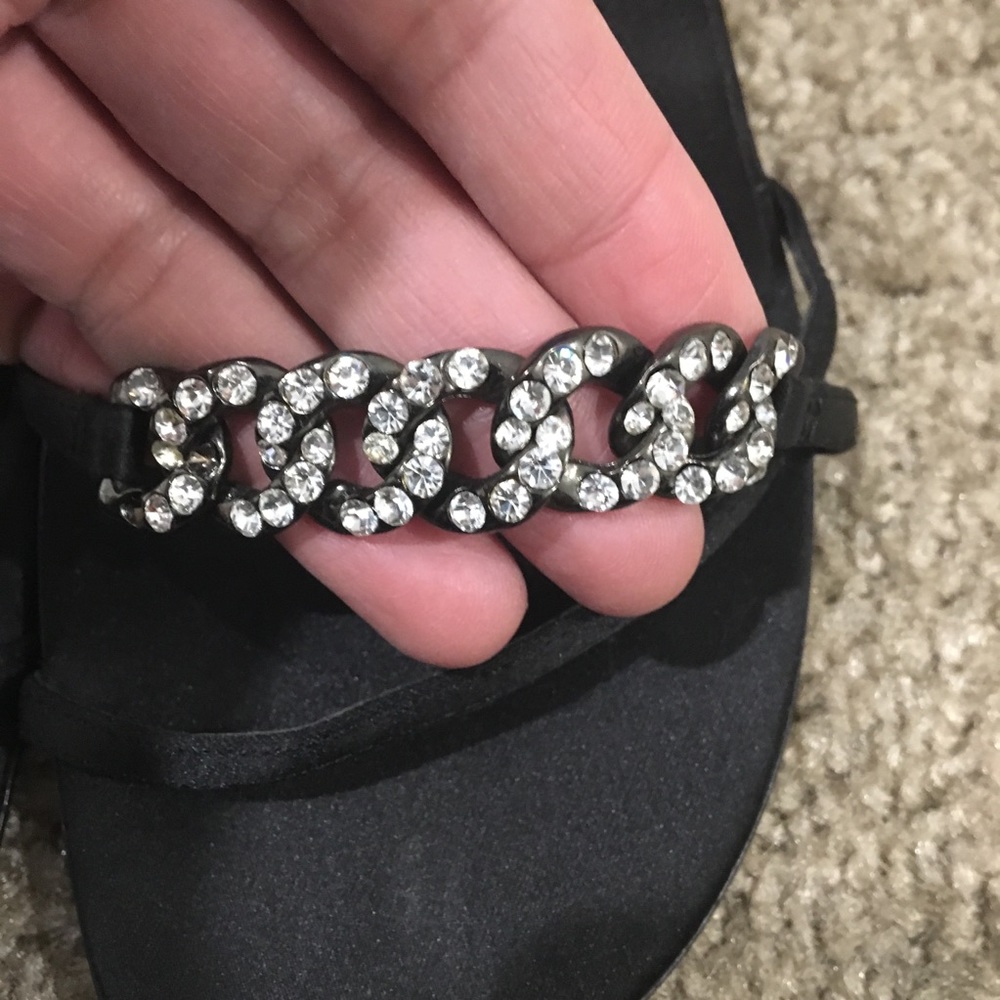 Calvin Klein Rhinestone Sandals Heels Size 10 - Picture 8 of 8